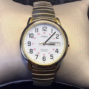 Timex Gold Stainless Steel Watch